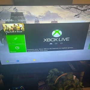 Fully Functional Xbox 360 With All Cords, 1 Controller, and 4 Games!!!!!!